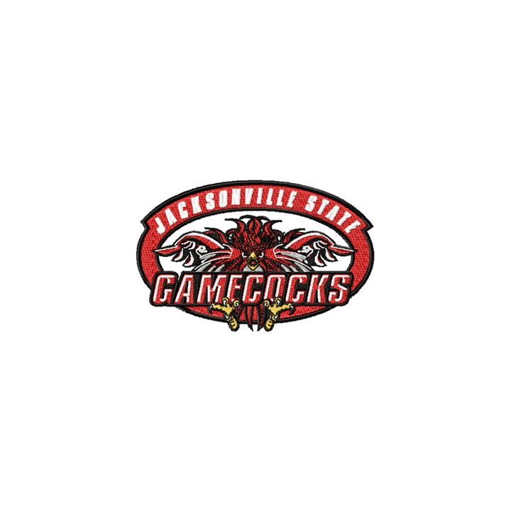 Jacksonville State Gamecocks logo embroidery design - Embroidery Design