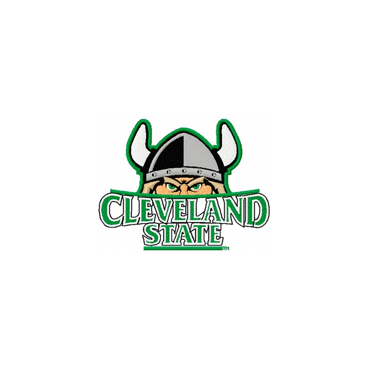 Cleveland State University Logo embroidery design - Embroidery Design