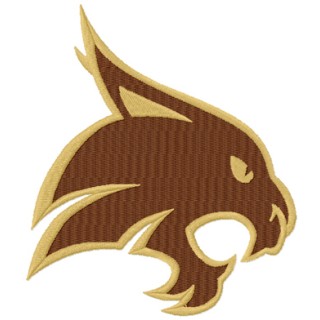 Texas St-San Marcos Bobcats Logo embroidery design - Embroidery Design