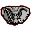 Alabama University Crimson Tide logo embroidery design, showcasing the iconic emblem for stitching on apparel and accessorie…