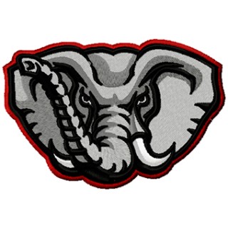 Alabama University Crimson Tide logo embroidery design - Embroidery Design