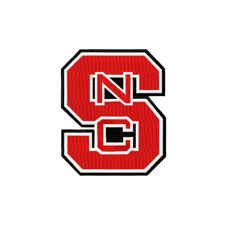 North Carolina State Wolfpack logo embroidery design - Embroidery Design
