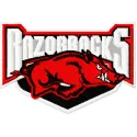 Embroidery design featuring the Arkansas Razorbacks logo, ideal for stitching on apparel and accessories.