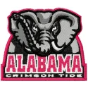 Alabama Crimson Tide small logo embroidery design showcasing the team's emblem for stitching on apparel and accessories.