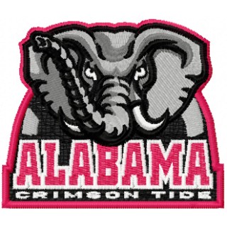 Alabama Crimson Tide small logo embroidery design - Embroidery Design