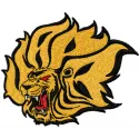 Arkansas-Pine Bluff Golden Lions Logo embroidery design preview, showcasing collegiate spirit for sports enthusiasts.