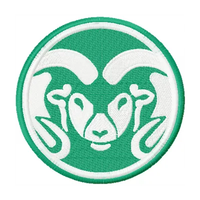 Colorado State Rams embroidery design showcasing a spirited college sports motif for custom stitching projects.