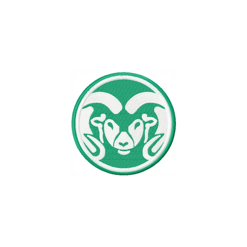 Colorado State Rams embroidery design showcasing a spirited college sports motif for custom stitching projects.