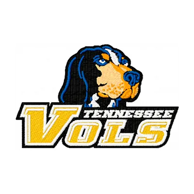 Tennessee Volunteers alternate logo embroidery design showcased in vibrant colors for creative stitching projects.