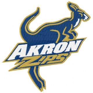 Akron Zips Logo embroidery design - Embroidery Design