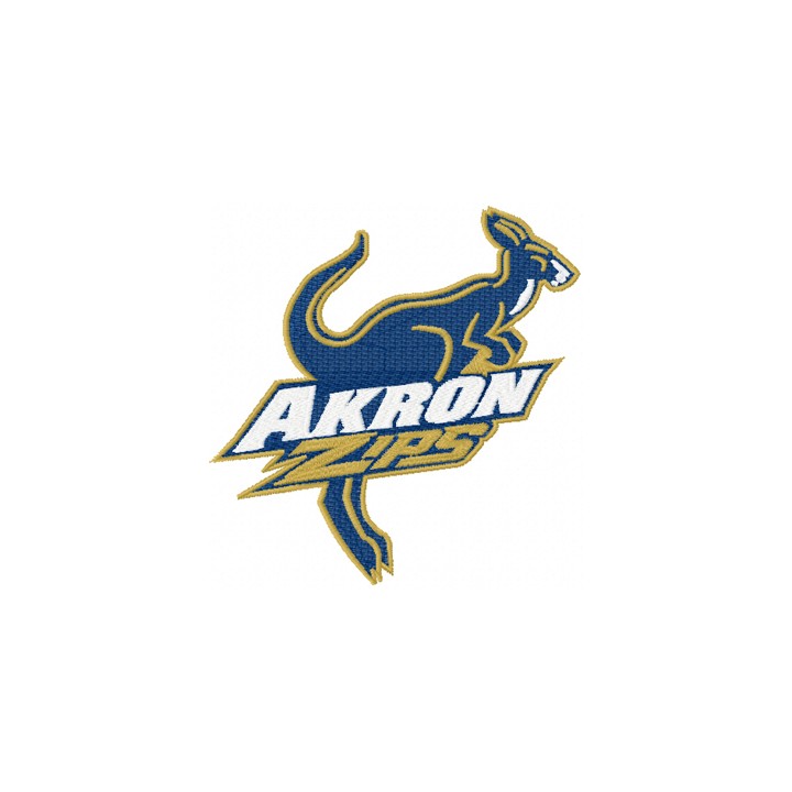 Akron Zips Logo embroidery design - Embroidery Design