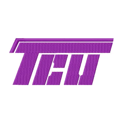 Texas Christian University alternative logo embroidery design featuring vibrant stitching patterns for college sports.