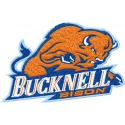 Bucknell Bison logo embroidery design showcasing a spirited college mascot for sports apparel and accessories.