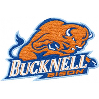 Bucknell Bison logo embroidery design - Embroidery Design