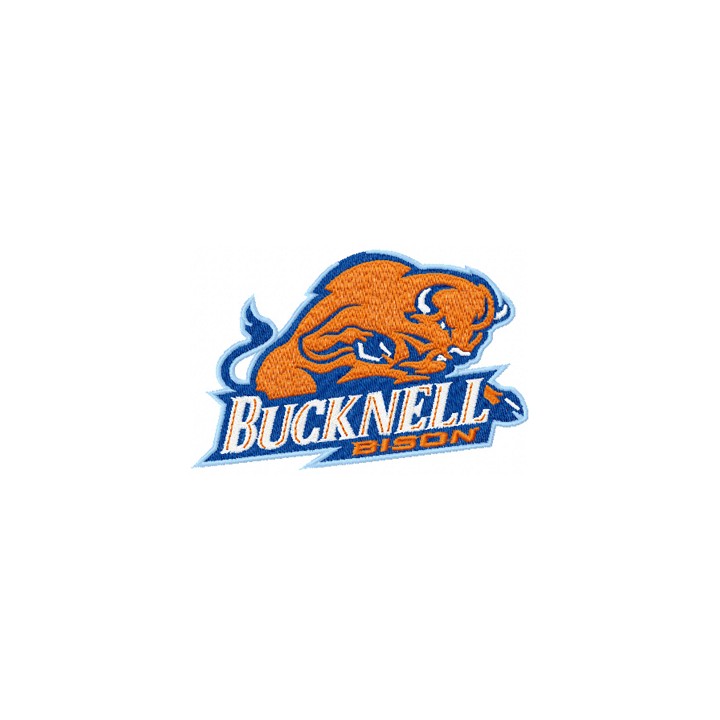 Bucknell Bison logo embroidery design - Embroidery Design