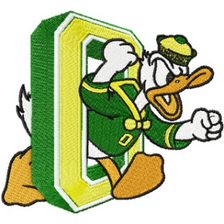 Oregon Ducks Logo 2 embroidery design - Embroidery Design