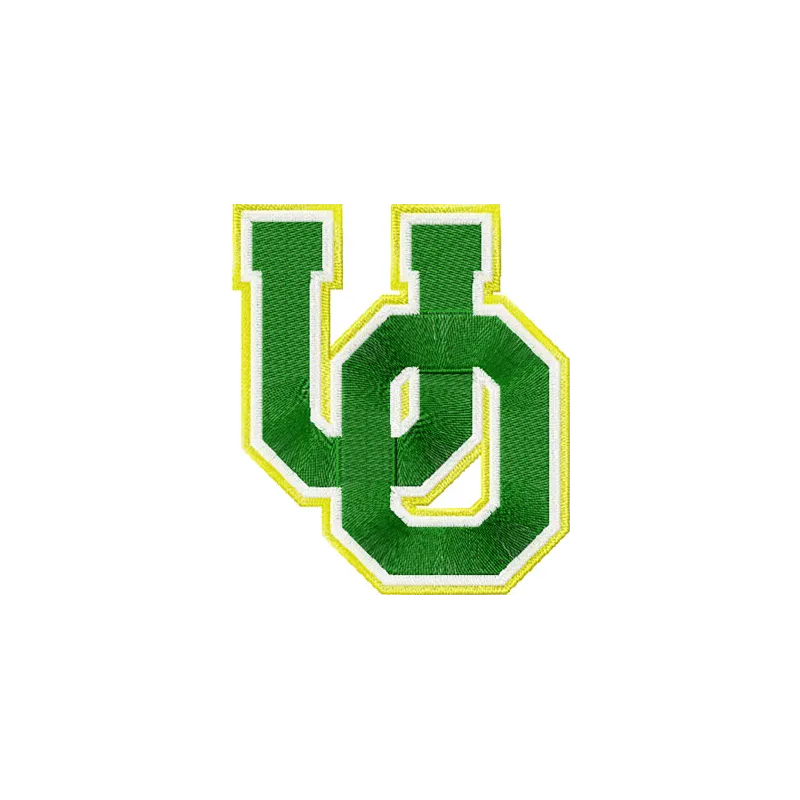 University of Oregon logo embroidery design, showcasing a detailed and vibrant pattern for spirited stitching projects.