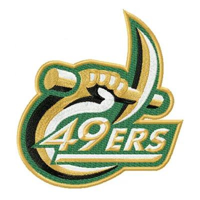 Charlotte 49ers Logo embroidery design showcasing a detailed stitched motif for embroidery enthusiasts.