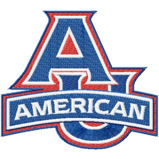 American University Logo embroidery design - Embroidery Design