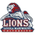 Loyola Marymount Lions logo embroidery design featuring a vibrant depiction of the school's mascot for college sports.