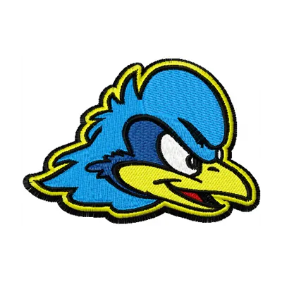 Delaware Blue Hens logo embroidery design showcasing the university's spirit for college sports enthusiasts.