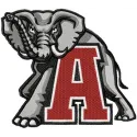 Preview of Alabama Crimson Tide Logo embroidery design showcasing the iconic team emblem for stitching on apparel.