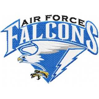 Air Force Falcons logo embroidery design - Embroidery Design