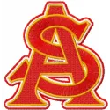 Arizona State University embroidery design featuring the Sun Devils logo, perfect for personalized apparel and gifts.