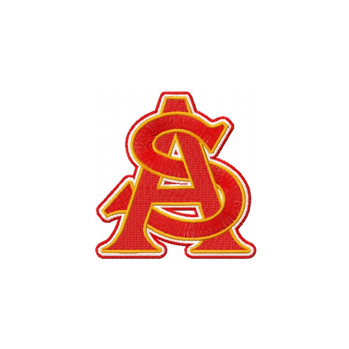 Arizona State University embroidery design - Embroidery Design