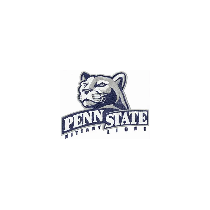 Embroidery design of the Penn State Nittany Lions logo, perfect for stitching on apparel and accessories.