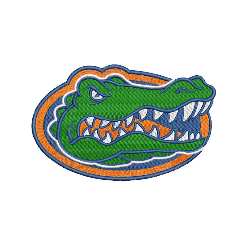 Florida Gators Primary Logo embroidery design showcasing the iconic logo for stitching on apparel and accessories.