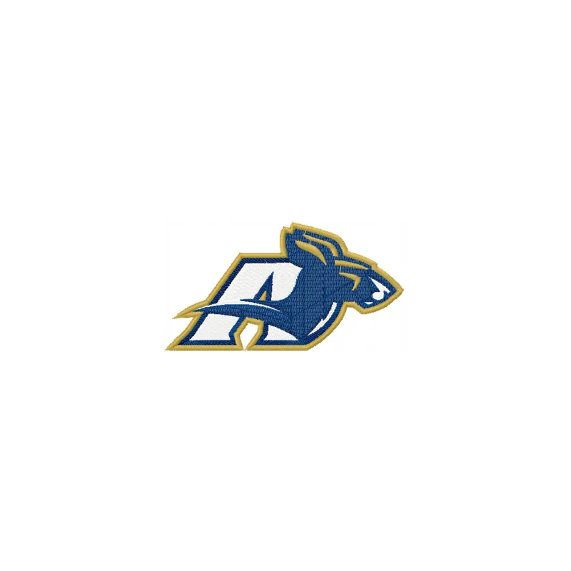 Preview of the Akron Zips Alternate Logo embroidery design for stitching on apparel and accessories.