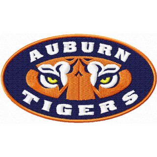 Tiger Auburn Alabama logo embroidery design - Embroidery Design