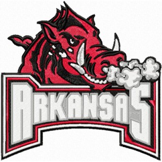 University of Arkansas logo embroidery design - Embroidery Design