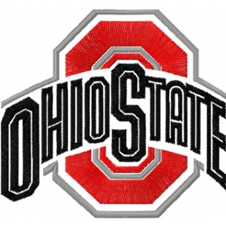 Ohio State Buckeyes Alternate Logo embroidery design - Embroidery Design