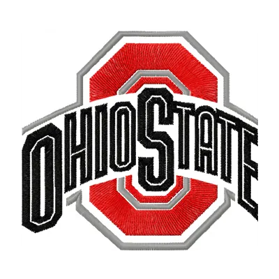 Ohio State Buckeyes alternate logo embroidery design preview for stitching on apparel and accessories.