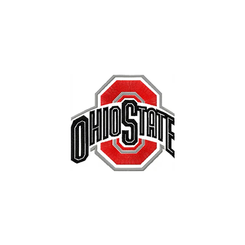 Ohio State Buckeyes alternate logo embroidery design preview for stitching on apparel and accessories.