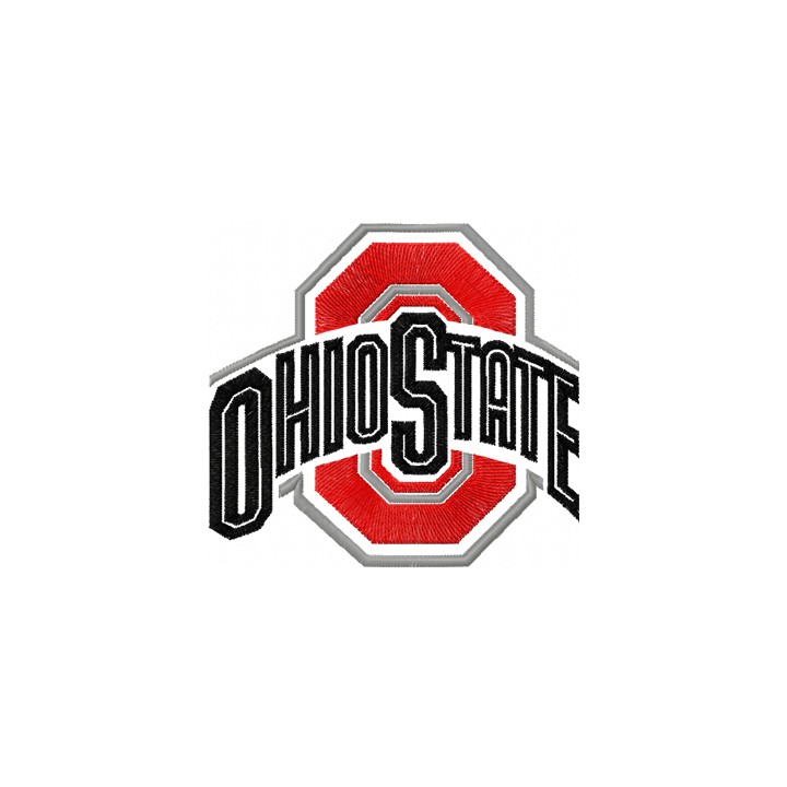 Ohio State Buckeyes Alternate Logo embroidery design - Embroidery Design