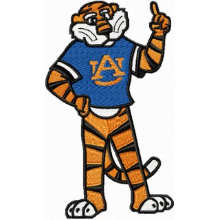 Aubie Auburn logo embroidery design - Embroidery Design