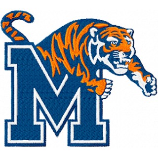 Memphis Tigers Alternate Logo embroidery design - Embroidery Design