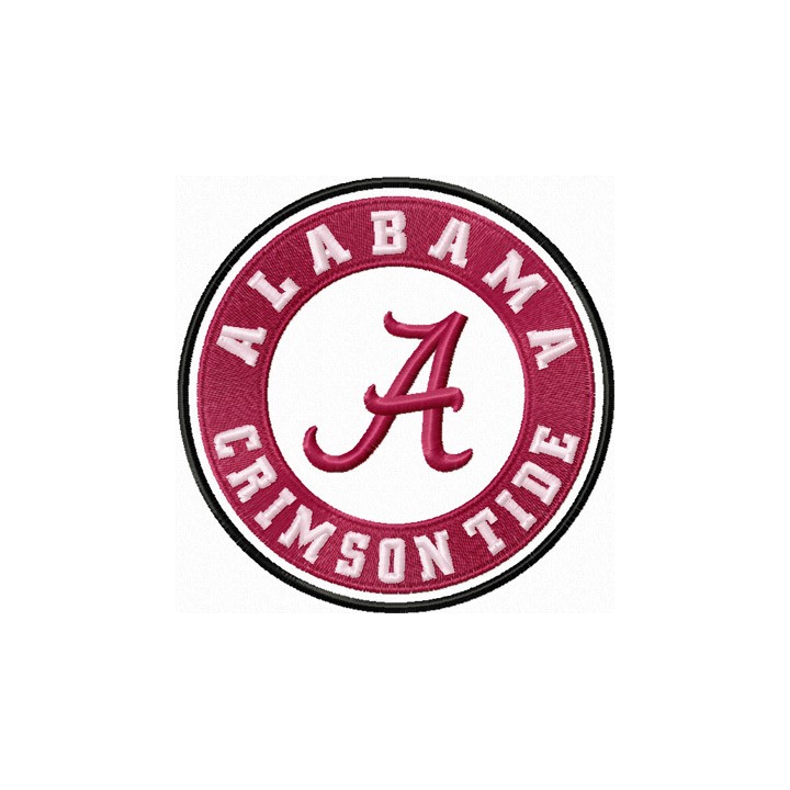 Alabama Crimson Tide logo embroidery design - Embroidery Design