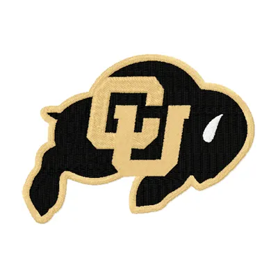 Embroidery design of the Colorado Buffaloes logo, ideal for stitching on apparel and accessories.