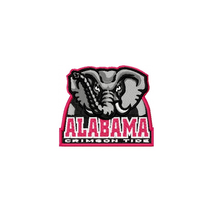 Alabama University caps logo embroidery design - Embroidery Design