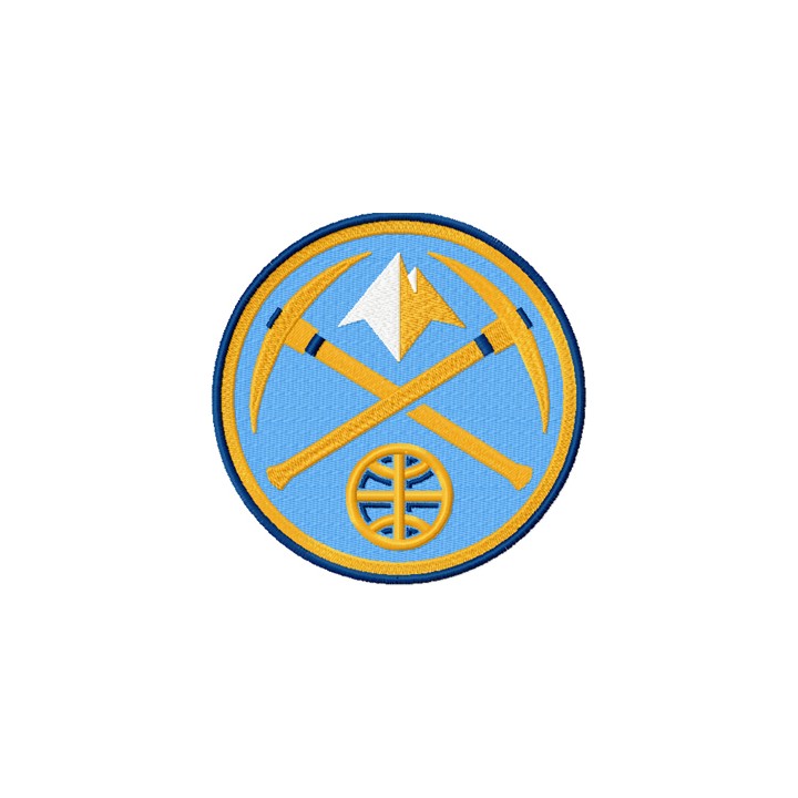 Denver Nuggets logo embroidery design - Embroidery Design