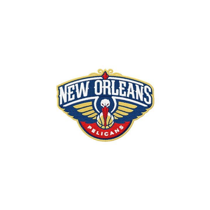 New Orleans Pelicans logo embroidery design - Embroidery Design