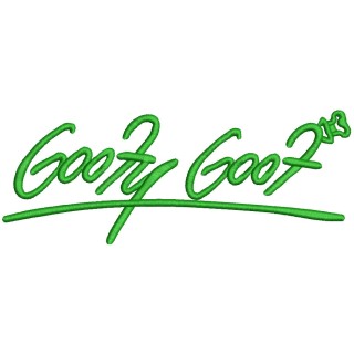Goofy wordmark embroidery design - Embroidery Design