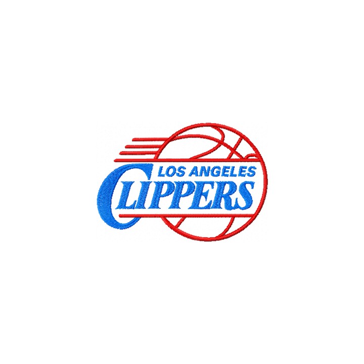 Los Angeles Clippers logo embroidery design - Embroidery Design