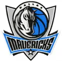 Dallas Mavericks logo embroidery design featuring the team's iconic horse emblem for basketball enthusiasts.