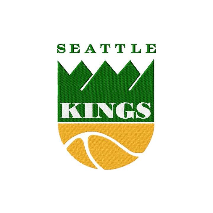 Seattle Kings logo embroidery design - Embroidery Design