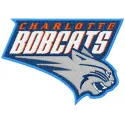 Charlotte Bobcats logo embroidery design featuring a detailed stitched motif for basketball enthusiasts.